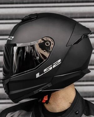 LS2 Sttream 2 Mat Siyah Kask ( Siyah+Şeffaf Cam )